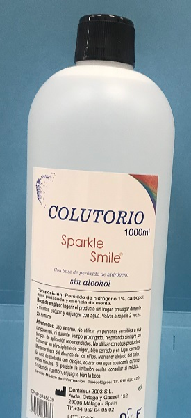 colutorio dental botella