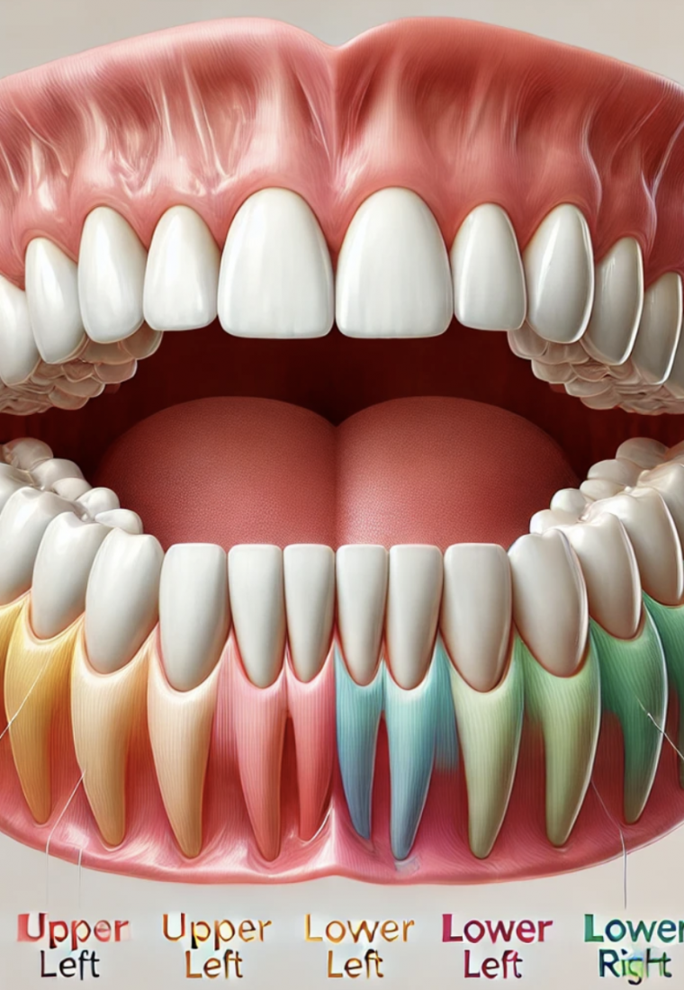 Cuadrantes dentales: qué son y cómo se dividen en la boca