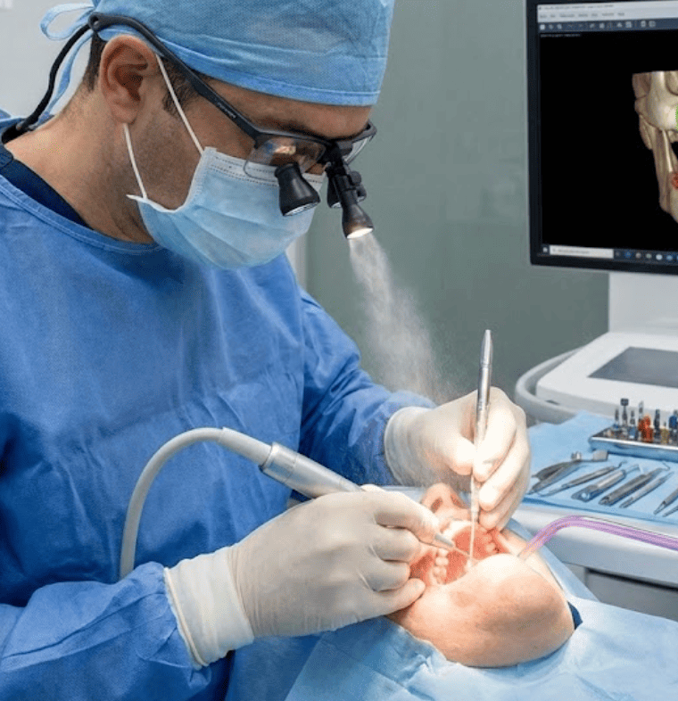 Osteonecrosis maxilar, procedimiento paso a paso