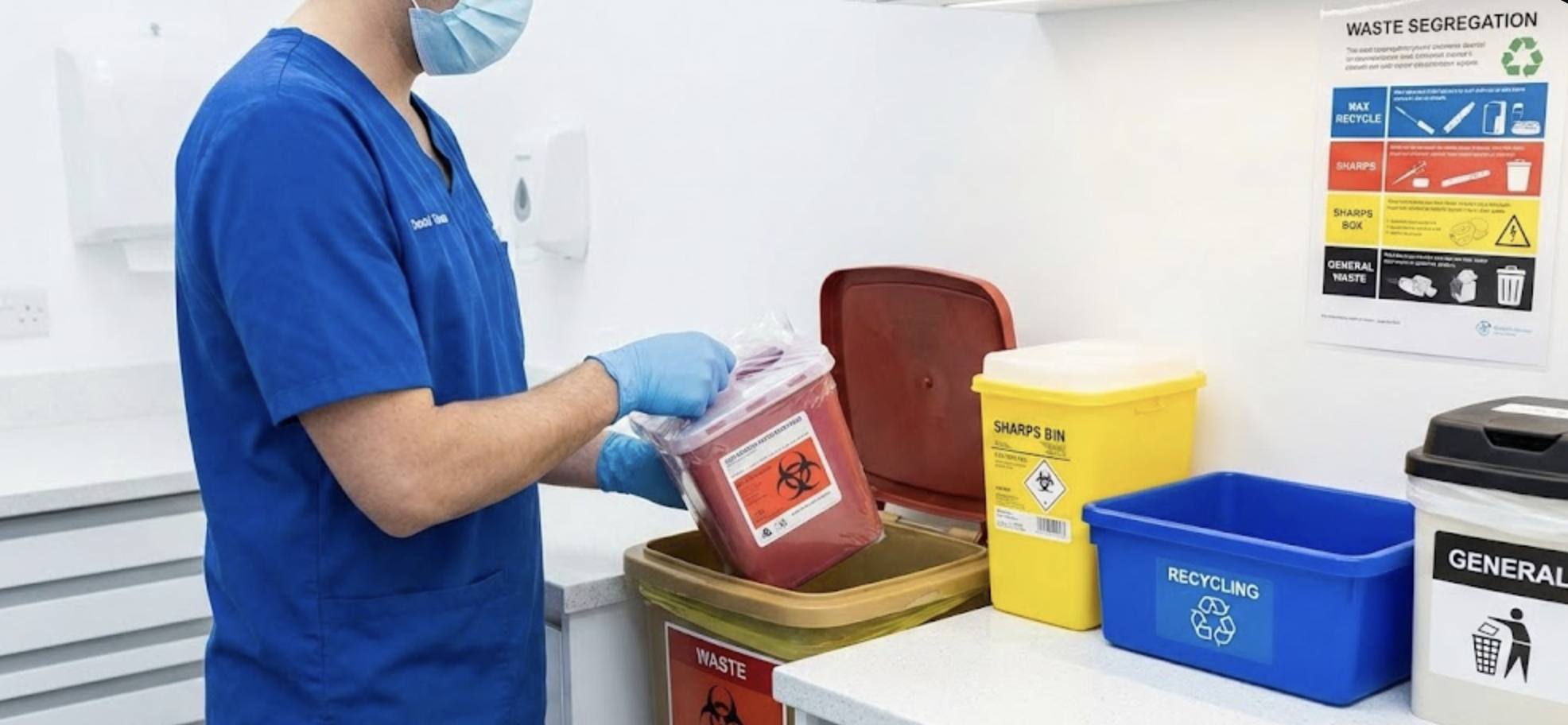 Guía de gestión de residuos en una clínica dental