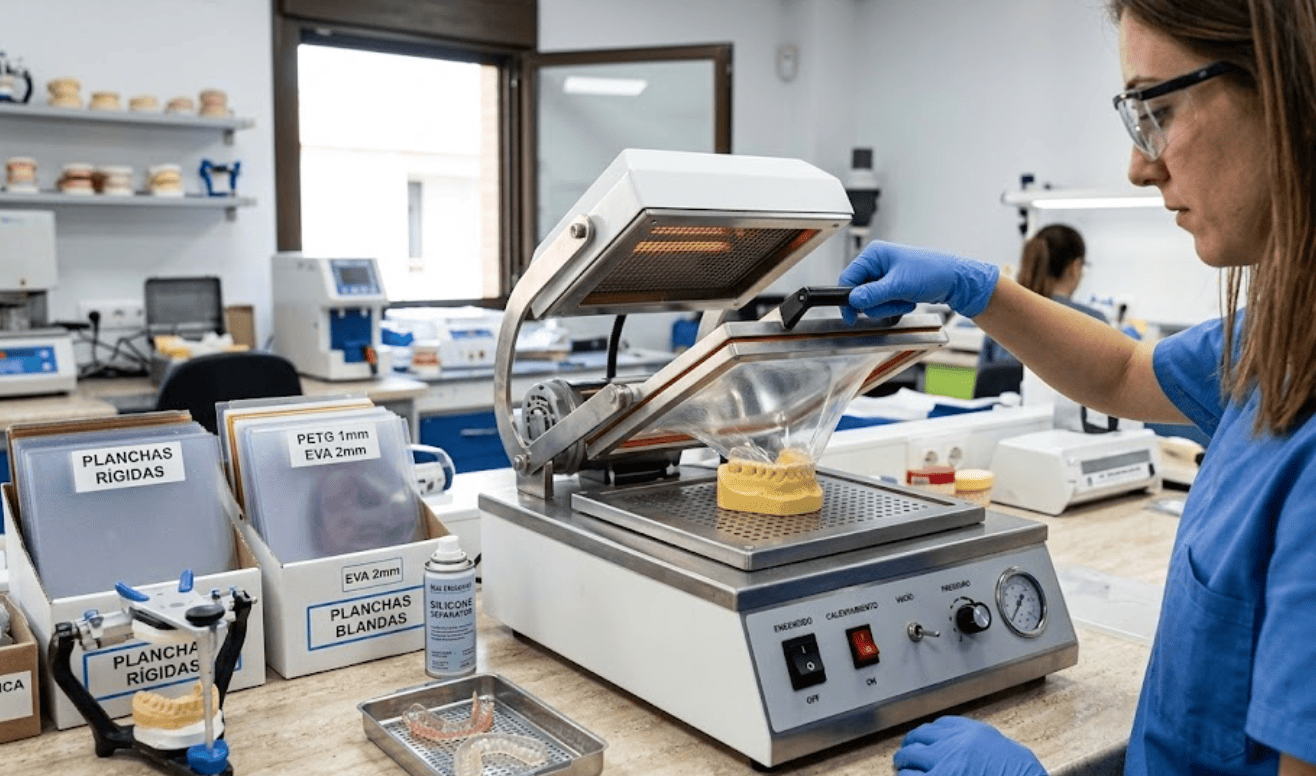 Termoconformado: cómo usar una termoconformadora dental